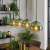 Koyoto Lampadario a sospensione, Lampada a sfera, Lampada a sospensione Verde, Chiaro, 4-Luci