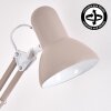 Nurmasuando Lampada da scrivania, Lampada da tavolo LED Sabbia, Bianco, 1-Luce