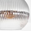 Koyoto Plafoniera, Lampada a sfera 25 cm Chiaro, Grigio fumo, 1-Luce