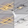 Torresella Plafoniera LED Argento, 1-Luce, Telecomando
