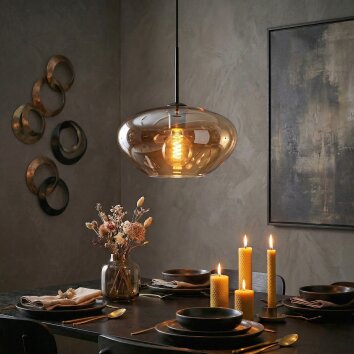 Mertola Lampadario a sospensione, Lampada a sospensione Ambrato, 1-Luce