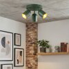 Horen Plafoniera, Faretto da soffitto Verde, 3-Luci