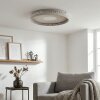 Halin Plafoniera LED Sabbia, Trasparente, chiaro, 1-Luce, Telecomando