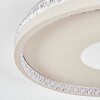 Halin Plafoniera LED Sabbia, Trasparente, chiaro, 1-Luce, Telecomando