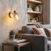 Casterk Applique, Faretto da parete Marrone, Cromo, 1-Luce