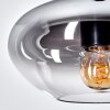 Mertola Lampadario a sospensione, Lampada a sospensione Chiaro, Grigio fumo, 1-Luce