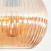 Koyoto Plafoniera, Lampada a sfera 20 cm Ambrato, 1-Luce