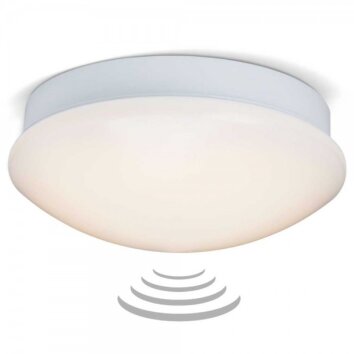 Brilliant Fakir Applique e plafoniera da incasso LED Bianco, 1-Luce, Sensori di movimento