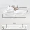 Jalek Plafoniera LED Sabbia, 1-Luce