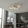 Baiyin Plafoniera LED Cromo, Argento, 1-Luce