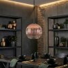 Ripoll Lampadario a sospensione, Lampada a sfera, Lampada a sospensione Chiaro, Ramato, 1-Luce