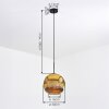 Ripoll Lampadario a sospensione, Lampada a sfera, Lampada a sospensione Oro, 1-Luce