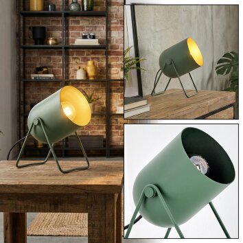 Horen Lampada da tavolo Verde, 1-Luce