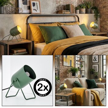 Horen Lampada da tavolo Verde, 1-Luce
