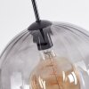 Koyoto Lampadario a sospensione, Lampada a sfera, Lampada a sospensione Grigio fumo, 3-Luci