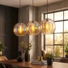 Koyoto Lampadario a sospensione, Lampada a sfera, Lampada a sospensione Ambrato, 3-Luci