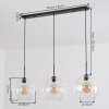 Koyoto Lampadario a sospensione, Lampada a sfera, Lampada a sospensione Chiaro, 3-Luci