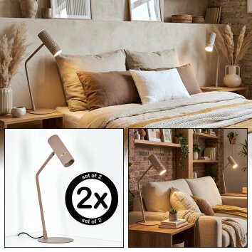 Wolar Lampada da tavolo LED Sabbia, 1-Luce