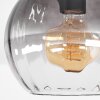Koyoto Plafoniera, Lampada a sfera 20 cm Chiaro, Grigio fumo, 1-Luce