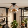 Koyoto Plafoniera, Lampada a sfera 20 cm Ambrato, Chiaro, 1-Luce