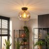 Koyoto Plafoniera, Lampada a sfera 20 cm Ambrato, Chiaro, 1-Luce