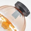 Koyoto Plafoniera, Lampada a sfera 20 cm Ambrato, Chiaro, 1-Luce