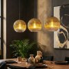 Koyoto Lampadario a sospensione, Lampada a sfera, Lampada a sospensione Oro, Chiaro, 3-Luci