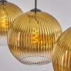 Koyoto Lampadario a sospensione, Lampada a sfera, Lampada a sospensione Oro, Chiaro, 3-Luci