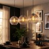 Koyoto Lampadario a sospensione, Lampada a sfera, Lampada a sospensione Ambrato, Chiaro, 3-Luci