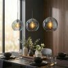 Koyoto Lampadario a sospensione, Lampada a sfera, Lampada a sospensione Blu, 3-Luci