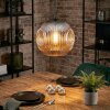 Ripoll Lampadario a sospensione, Lampada a sfera, Lampada a sospensione Cromo, Grigio fumo, 1-Luce