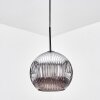 Ripoll Lampadario a sospensione, Lampada a sfera, Lampada a sospensione Cromo, Grigio fumo, 1-Luce