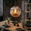 Ripoll Lampadario a sospensione, Lampada a sfera, Lampada a sospensione Cromo, Grigio fumo, 1-Luce