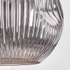 Ripoll Lampadario a sospensione, Lampada a sfera, Lampada a sospensione Cromo, Grigio fumo, 1-Luce
