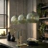 Koyoto Lampadario a sospensione, Lampada a sfera, Lampada a sospensione Verde, 3-Luci