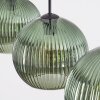 Koyoto Lampadario a sospensione, Lampada a sfera, Lampada a sospensione Verde, 3-Luci