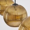Koyoto Lampadario a sospensione, Lampada a sfera, Lampada a sospensione Oro, 3-Luci