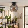 Koyoto Plafoniera, Lampada a sfera 20 cm Grigio fumo, 1-Luce