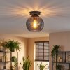 Koyoto Plafoniera, Lampada a sfera 20 cm Grigio fumo, 1-Luce