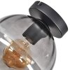 Koyoto Plafoniera, Lampada a sfera 20 cm Grigio fumo, 1-Luce