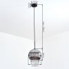 Ripoll Lampadario a sospensione, Lampada a sfera, Lampada a sospensione Grigio fumo, 1-Luce