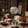 Ripoll Lampadario a sospensione, Lampada a sfera, Lampada a sospensione Cromo, Chiaro, Grigio fumo, 1-Luce