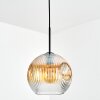 Ripoll Lampadario a sospensione, Lampada a sfera, Lampada a sospensione Ambrato, Chiaro, 1-Luce