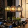 Koyoto Lampadario a sospensione, Lampada a sfera, Lampada a sospensione Blu, Verde, Rosso, 3-Luci