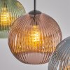 Koyoto Lampadario a sospensione, Lampada a sfera, Lampada a sospensione Blu, Verde, Rosso, 3-Luci