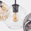 Ripoll Lampadario a sospensione, Lampada a sfera, Lampada a sospensione Ambrato, Chiaro, Grigio fumo, 3-Luci
