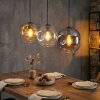 Ripoll Lampadario a sospensione, Lampada a sfera, Lampada a sospensione Ambrato, Chiaro, Grigio fumo, 3-Luci