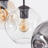 Ripoll Lampadario a sospensione, Lampada a sfera, Lampada a sospensione Ambrato, Chiaro, Grigio fumo, 3-Luci
