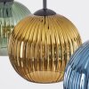 Koyoto Lampadario a sospensione, Lampada a sfera, Lampada a sospensione Blu, Oro, Verde, 3-Luci