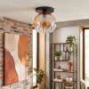 Koyoto Plafoniera, Lampada a sfera 25 cm Ambrato, Chiaro, 1-Luce